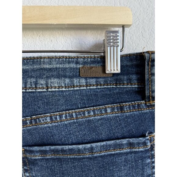 KUT From The Kloth Toothpick Skinny Jeans Women Size 16 Denim Mid Rise Med Wash - Picture 7 of 10